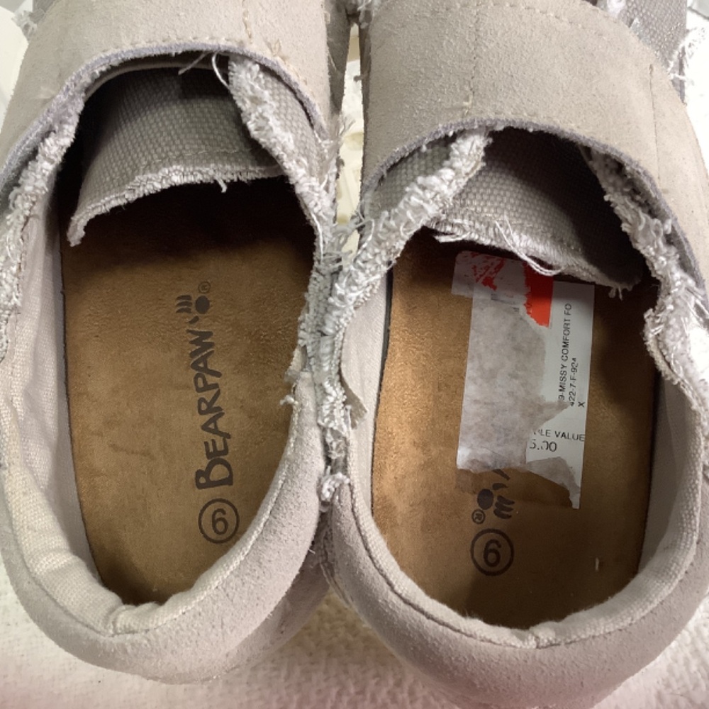 NWOT Bearpaw Austin slip on distressed‎ sneakers - Picture 10 of 11